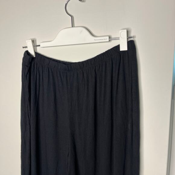 Chalet et Ceci Women's Pants Size XL Black Poly Bamboo Minimalist Made in USA - Picture 3 of 9